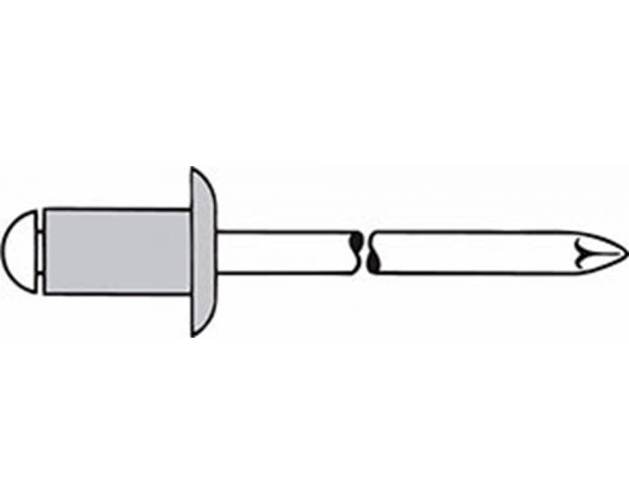 Rivet-aveugle-aluminium/acier-6,4-mm-2---6-mm-250p.-boîte