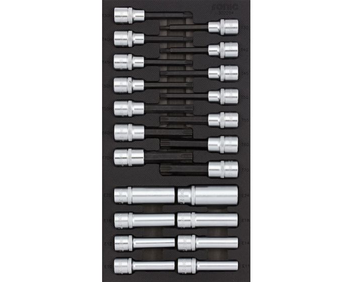 Assortiment-de-douilles-Torx-1/2-"-22-pièces