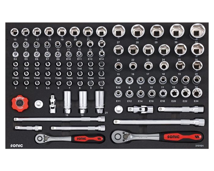 Assortiment-d'outils-3/8-"---1/2-"-101-pièces