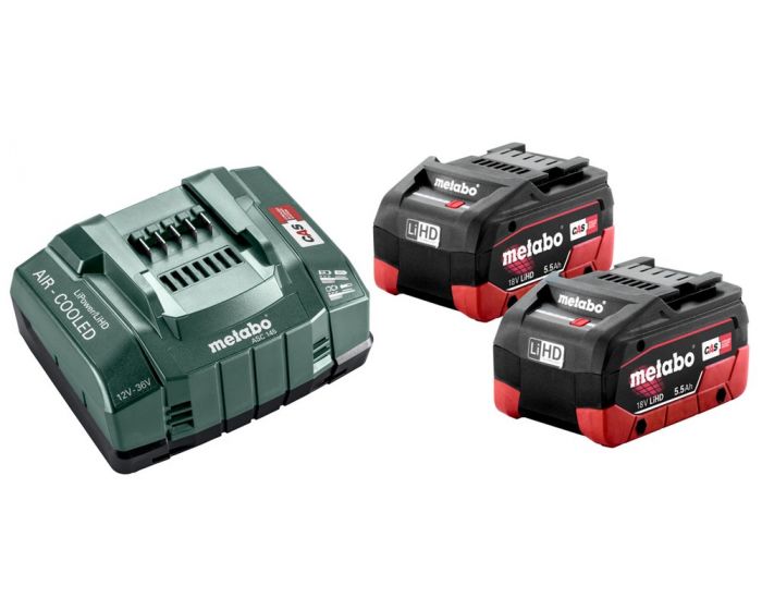 Kit-de-base-batterie-2-x-5,5-Ah-+-chargeur