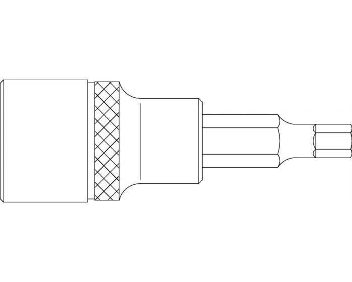 Douille-6-pans-creux-1/4-"-3-mm