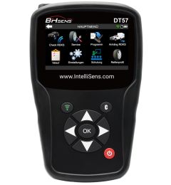 Outil-TPMS-avec-câble-OBDII,-bluetooth,-écran-4,3-pouces-et-20-capteurs-TPMS