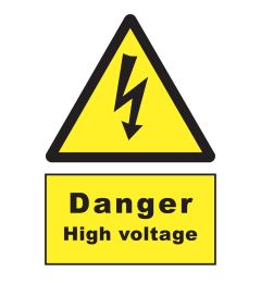 Panneau-d'avertissement-haut-voltage